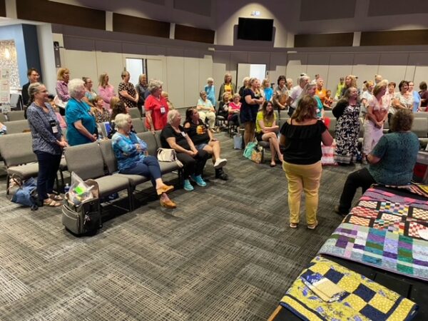 Quilt guild members gathering