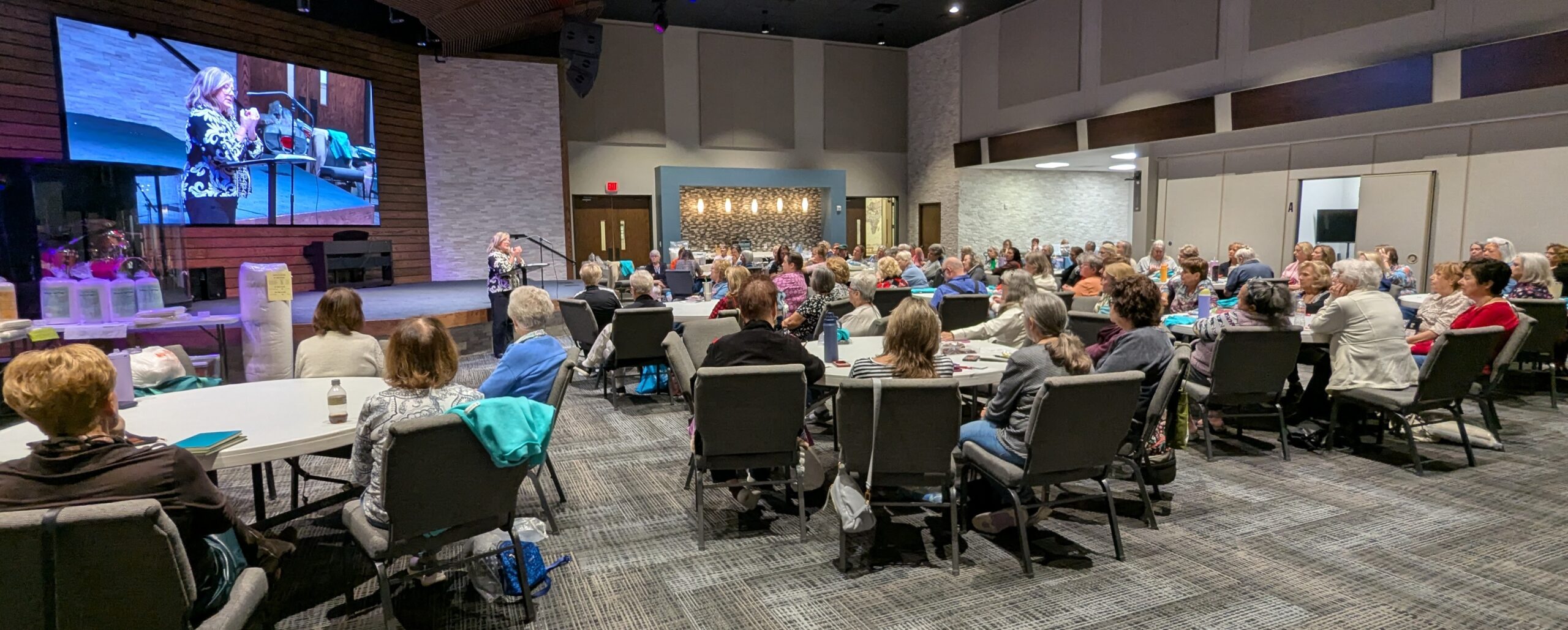 Quilt guild members gathering